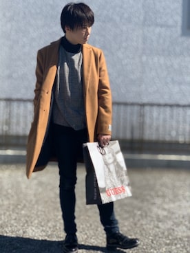 「Guess（ゲス）のアイテム（その他）」を使った、🐶KAZUKI🐶さん（メンズ・170cm）の秋コーディネート
