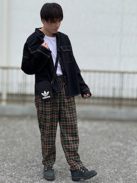 「Avail（アベイル）のアイテム（ブルゾン）」を使った、🐶KAZUKI🐶さん（メンズ・170cm）の秋コーディネート