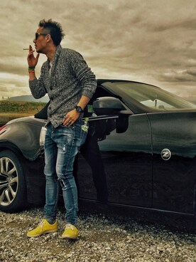 「BANDEL（バンデル）のアイテム」を使った、ShoCkleYさん（メンズ・177cm）の春コーディネート