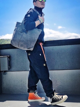 「BANDEL（バンデル）のアイテム」を使った、ShoCkleYさん（メンズ・177cm）の春コーディネート