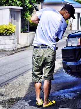 「SCOTCH & SODA（スコッチ アンド ソーダ）のアイテム（チノパンツ）」を使った、ShoCkleYさん（メンズ・177cm）の夏コーディネート