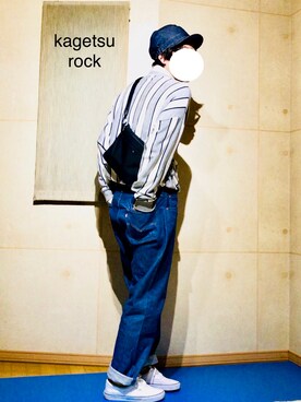 「LIGHT ON THE PATH（ライトオンザパス）のアイテム（帽子）」を使った、カゲツロック🎵さん（メンズ・177cm）の冬コーディネート