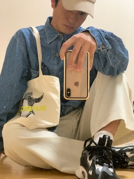 「CONVERSE（コンバース）のアイテム（キャップ）」を使った、ﾔﾏﾀﾞさん（メンズ・169cm）の秋コーディネート