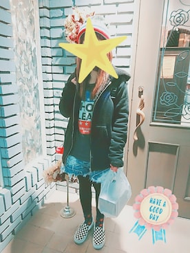 「RNA」｜「アイテム（スリッポン）」を使った、star★さん（レディース・154cm）の冬コーディネート