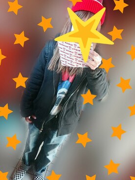 「RNA」｜「アイテム（スリッポン）」を使った、star★さん（レディース・154cm）の冬コーディネート