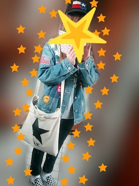 「RNA」｜「アイテム（スリッポン）」を使った、star★さん（レディース・154cm）の冬コーディネート
