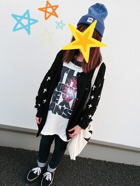 「RNA SWEAT（アールエヌエースウェット）のアイテム」を使った、star★さん（レディース・154cm）の春コーディネート