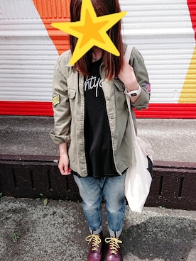 「RNA」｜「アイテム（アナログ腕時計）」を使った、star★さん（レディース・154cm）の春コーディネート