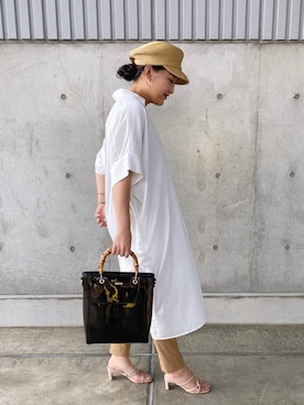 CHIKAKOさん（レディース・158cm）の夏コーディネート