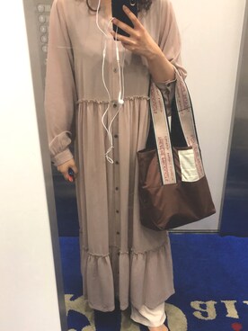 Mystic ミスティック の シアーティアードワンピース ワンピース Wear