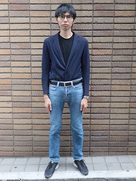 「MK MICHEL KLEIN（エムケーミッシェルクラン）のアイテム（ジャケット/アウター）」を使った、wadatravelerさん（メンズ・172cm）の秋コーディネート