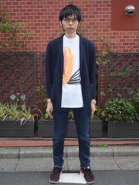 「MK MICHEL KLEIN（エムケーミッシェルクラン）のアイテム（ジャケット/アウター）」を使った、wadatravelerさん（メンズ・172cm）の秋コーディネート