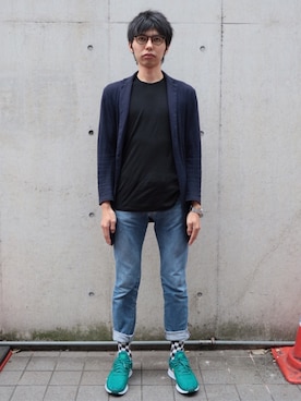 「MK MICHEL KLEIN（エムケーミッシェルクラン）のアイテム（ジャケット/アウター）」を使った、wadatravelerさん（メンズ・172cm）の秋コーディネート