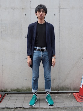 「MK MICHEL KLEIN（エムケーミッシェルクラン）のアイテム（ジャケット/アウター）」を使った、wadatravelerさん（メンズ・172cm）の秋コーディネート