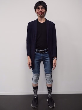 「MK MICHEL KLEIN（エムケーミッシェルクラン）のアイテム（ジャケット/アウター）」を使った、wadatravelerさん（メンズ・172cm）の秋コーディネート