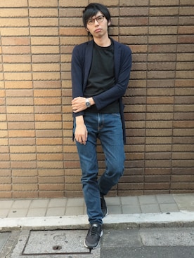 「MK MICHEL KLEIN（エムケーミッシェルクラン）のアイテム（ジャケット/アウター）」を使った、wadatravelerさん（メンズ・172cm）の秋コーディネート