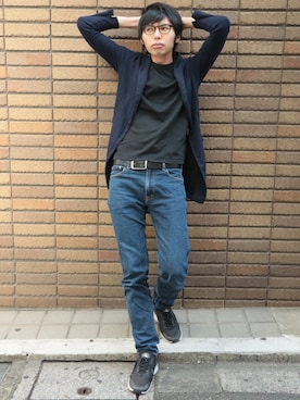 「MK MICHEL KLEIN（エムケーミッシェルクラン）のアイテム（ジャケット/アウター）」を使った、wadatravelerさん（メンズ・172cm）の秋コーディネート