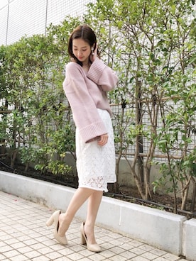 長澤 実果さん（レディース・160cm）の冬コーディネート