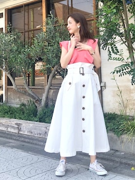 長澤 実果さん(レディース・160cm)の春コーディネート