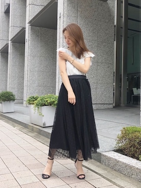 長澤 実果さん(レディース・160cm)の夏コーディネート