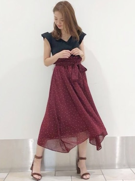 長澤 実果さん(レディース・160cm)の秋コーディネート