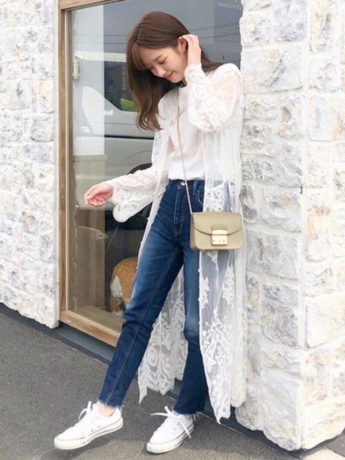 長澤 実果 Mercuryduo Mercuryduoのワンピースを使ったコーディネート Wear