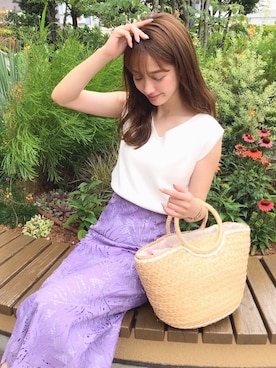 長澤 実果さん(レディース・160cm)の夏コーディネート