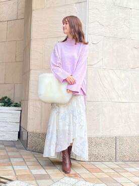 長澤 実果さん(レディース・160cm)の秋コーディネート