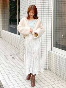 長澤 実果さん（レディース・160cm）の冬コーディネート