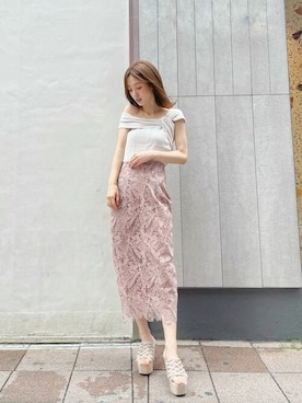 長澤 実果さん（レディース・160cm）の春コーディネート