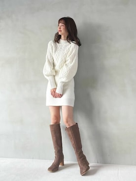 長澤 実果さん（レディース・160cm）の秋コーディネート