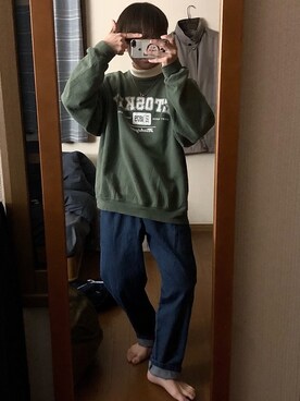 古着かっこよく着てえなさんのコーディネート