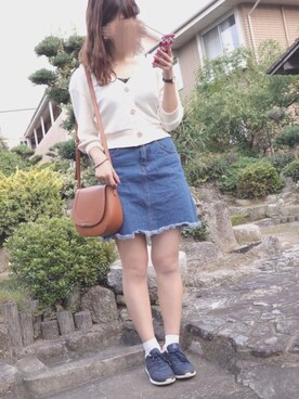 「レースタンク」｜「アイテム（その他）」を使った、さくさくぱんださん（レディース・161cm）の秋コーディネート