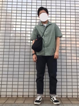 「zozoデニム」｜「アイテム（腕時計）」を使った、Kr.さん（メンズ・160cm）の春コーディネート