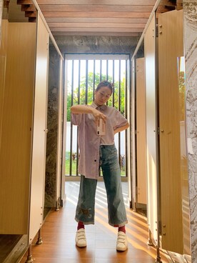 「Bata（バタ）のアイテム」を使った、thview90さん（レディース・158cm）の冬コーディネート