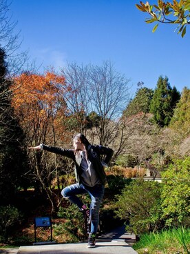 「CACO（カコ）のアイテム（ジャケット/アウター）」を使った、JAYBEE-Chenさん（レディース・160cm）の春コーディネート