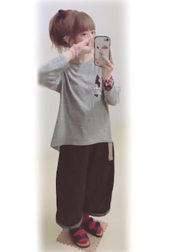 「gooutwith」｜ぷぷこ   ༘*﻿さん（レディース・151cm）の夏コーディネート