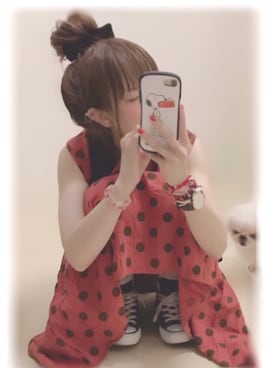「アイテム（スマホケース/カバー、ホワイト系）」を使った、ぷぷこ   ༘*﻿さん（レディース・151cm）の夏コーディネート