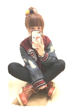 ぷぷこ   ༘*﻿さん（レディース・151cm）の秋コーディネート