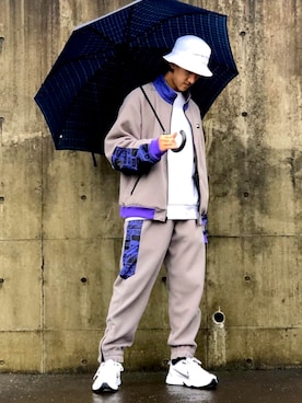「MYne（マイン）のアイテム（ジャケット/アウター）」を使った、LEONさん（メンズ・178cm）の春コーディネート