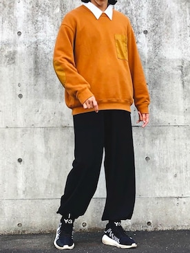 「superNova.（スーパーノヴァ）のアイテム（トップス）」を使った、LEONさん（メンズ・178cm）の春コーディネート