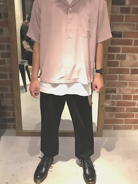 「看護学生」｜ファッキーさん（メンズ・175cm）の春コーディネート