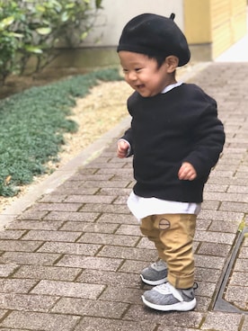 misaki 𓂃︎𓃟 ⋆さん（キッズ・80cm）の冬コーディネート