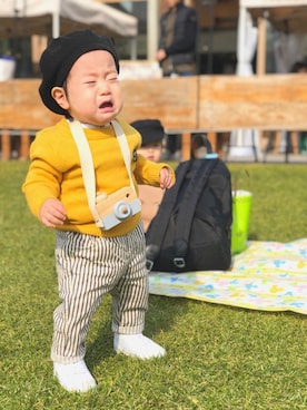 misaki 𓂃︎𓃟 ⋆さん（キッズ・80cm）の冬コーディネート