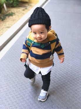 misaki 𓂃︎𓃟 ⋆さん（キッズ・80cm）の冬コーディネート