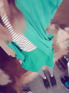 「アイテム（レギンス/スパッツ、シルバー系）」を使った、YUkiNAさん（レディース・163cm）の秋コーディネート