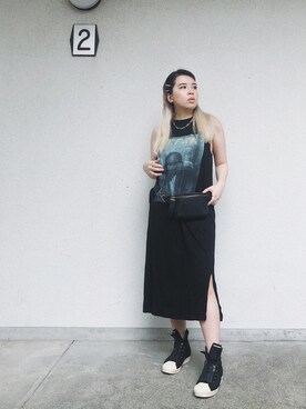「STYLENANDA（スタイルナンダ）のアイテム（ワンピース）」を使った、Dzung Phuong Nguyenさん（レディース・155cm）の夏コーディネート