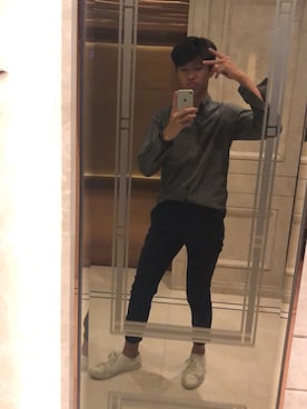 「アイテム（シューズ）」を使った、Bob Lambさん（メンズ・185cm・10代）の秋コーディネート