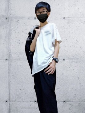 「woodstuck（woodstuck）のアイテム」を使った、Siou-Fengさん（メンズ・164cm）の夏コーディネート