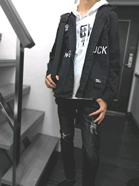 「woodstuck（woodstuck）のアイテム」を使った、Siou-Fengさん（メンズ・164cm）の秋コーディネート